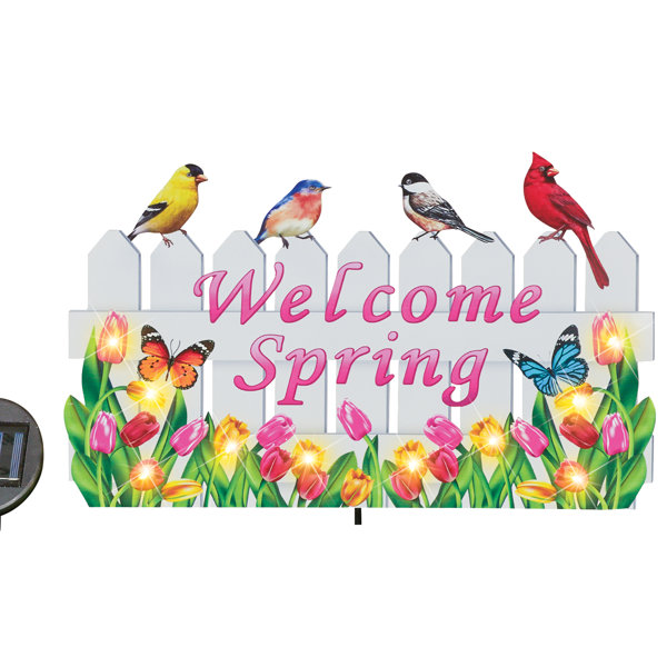 Arlmont Co Piquet De Jardin Myazia Welcome Spring Wayfair Canada